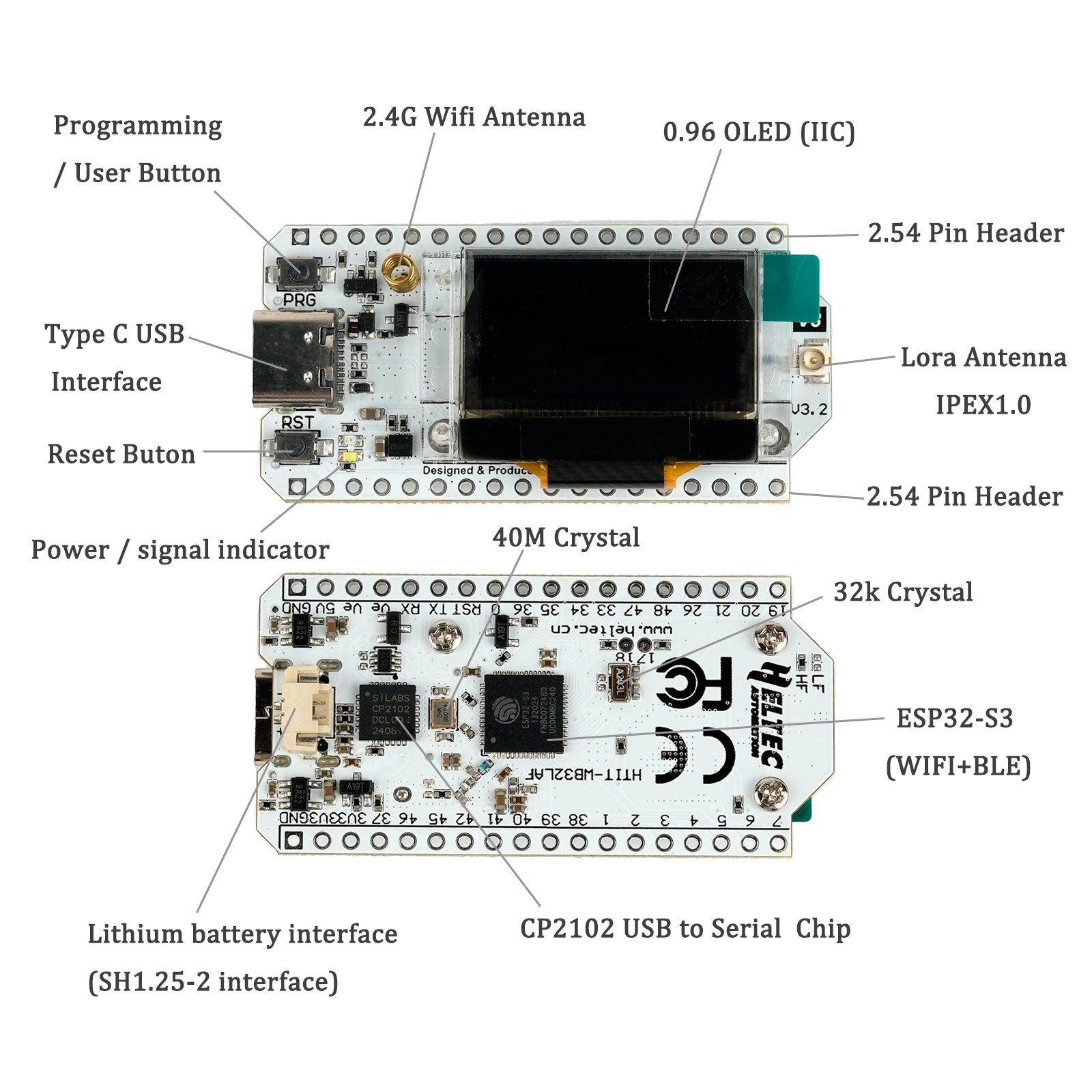 2Sets LoRa32 V3 868MHz 915MHz  – Home Automation With Arduino Bewertung und Preis