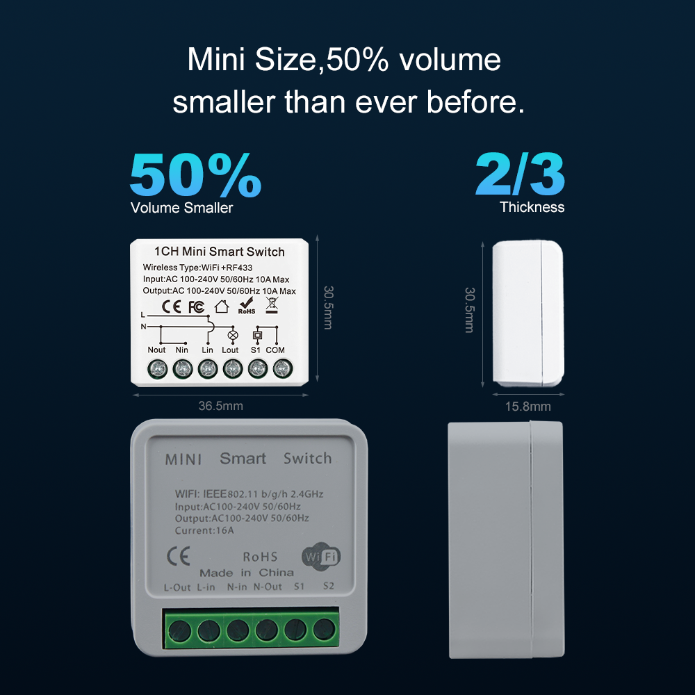 Manhot WIFI 10A Smart Light Sw – Smart Home Automation Diy Bewertung und Preis