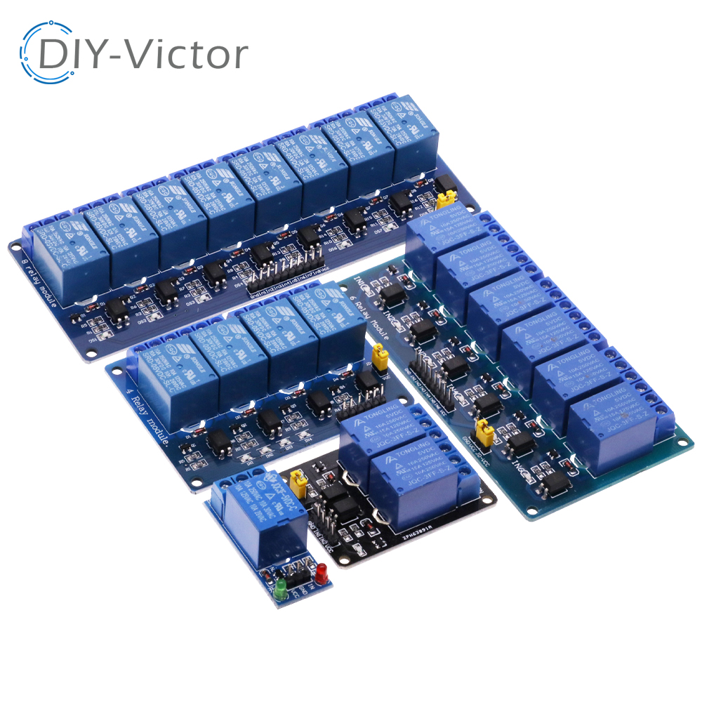 1 2 4 6 8 Channel DC 5V 12V Re – Relay 8 Channel Board Bewertung und Preis