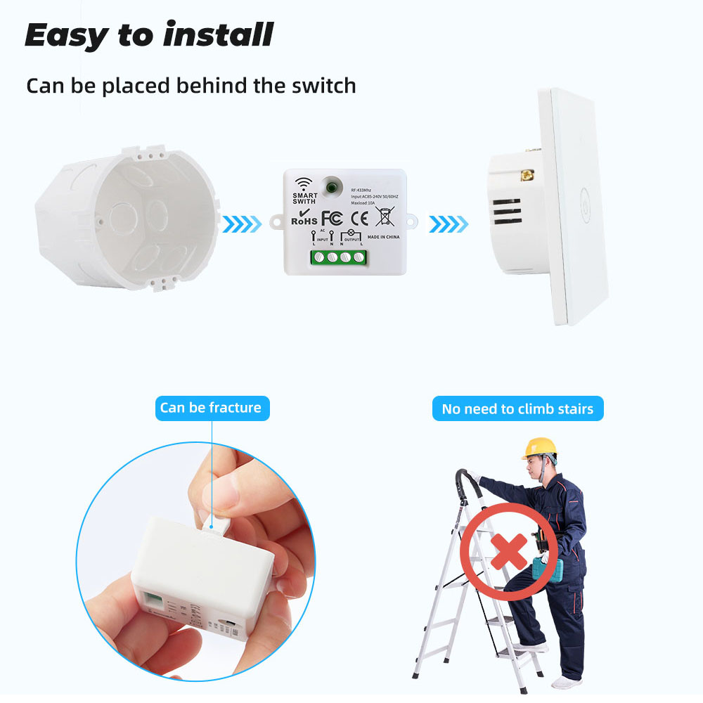 RF433 Smart Wireless Switch Se – Home Automation Technology Bewertung und Preis