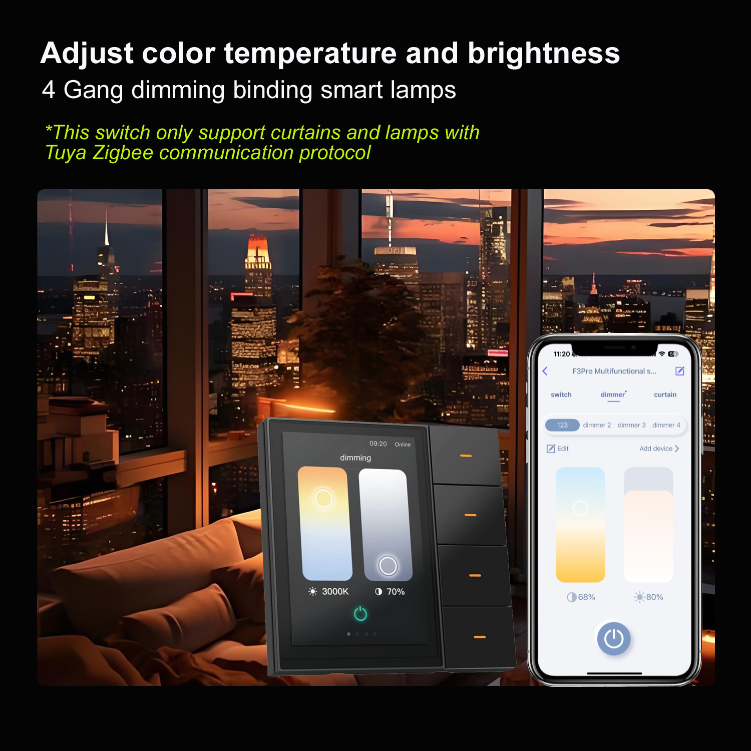 F3-pro Tuya Smart Panel ZigBee – Home Automation Technology Bewertung und Preis
