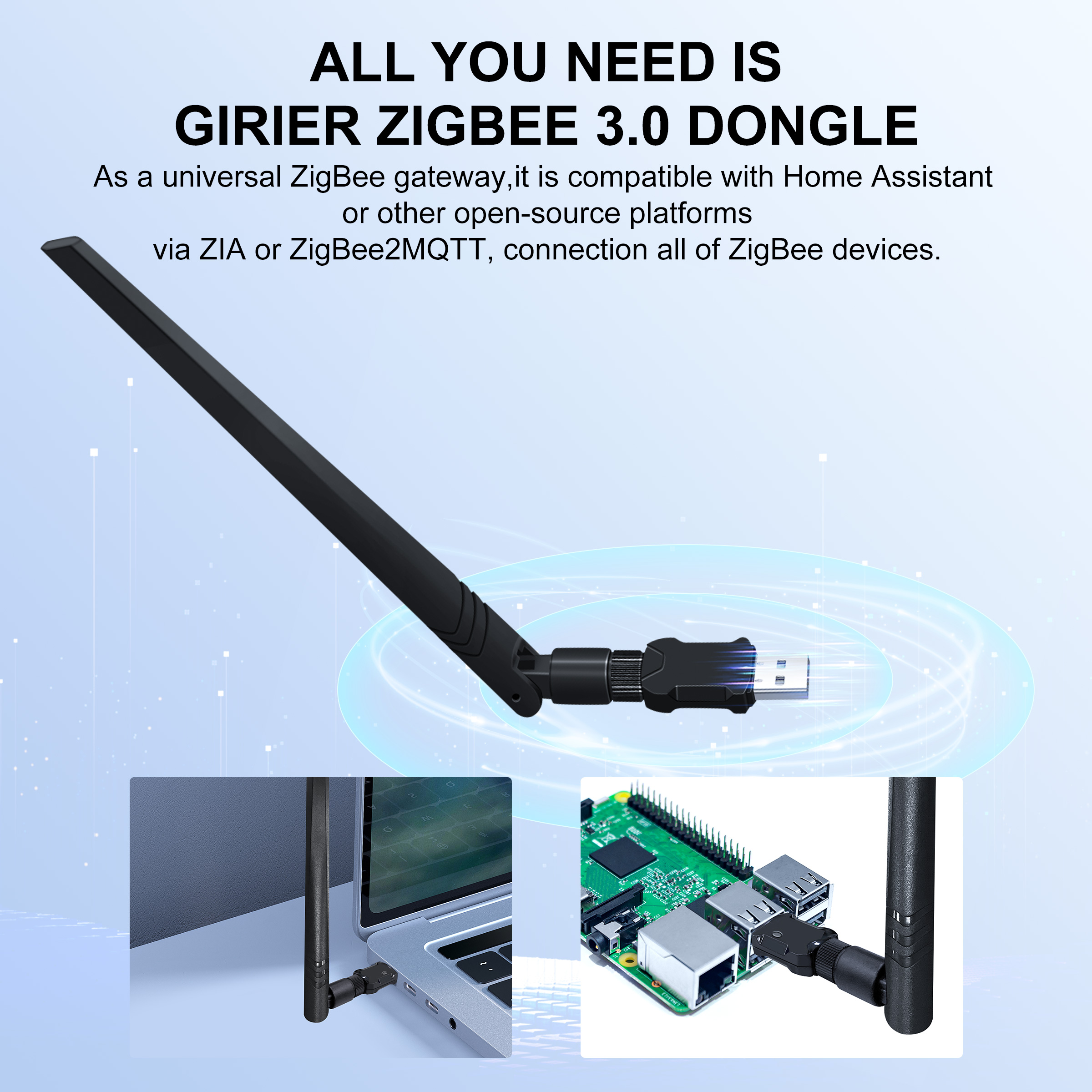 GIRIER ZigBee 3.0 Dongle USB G – Zigbee Coordinator Stick Bewertung und Preis