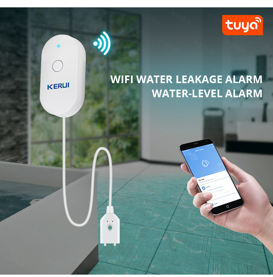 KERUI Smart  WiFi Water Sensor – Home Automation Technology Bewertung und Preis