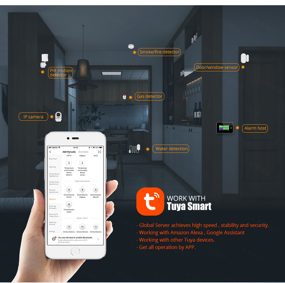 KERUI Smart  WiFi Water Sensor – Home Automation Technology Bewertung und Preis