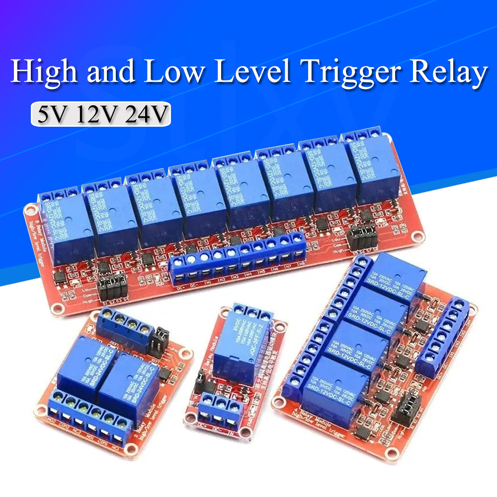 DC 5V 12V 24V 1 2 4 6 8 Channe – Relay 8 Channel Board Bewertung und Preis