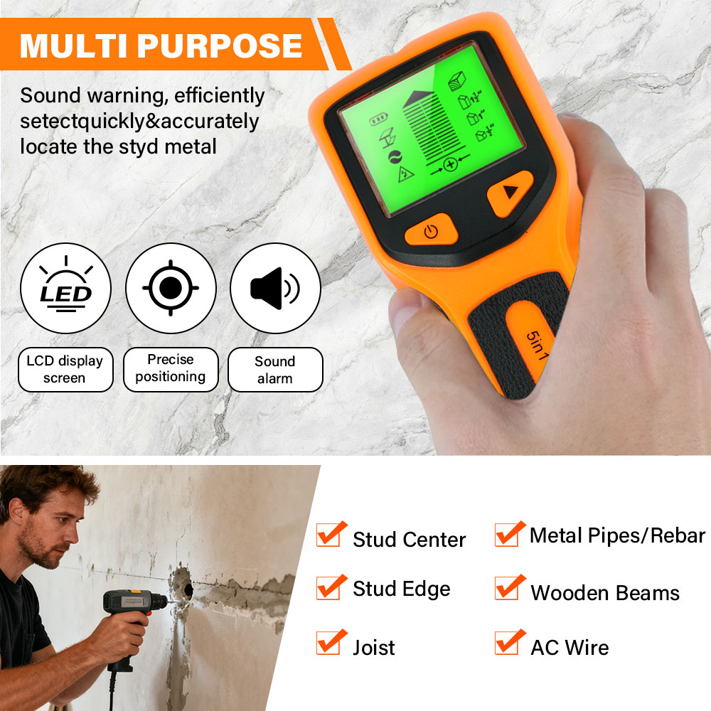 New 5-in-1 Wall Detector Handh – Water Leak Detector Wired Bewertung und Preis