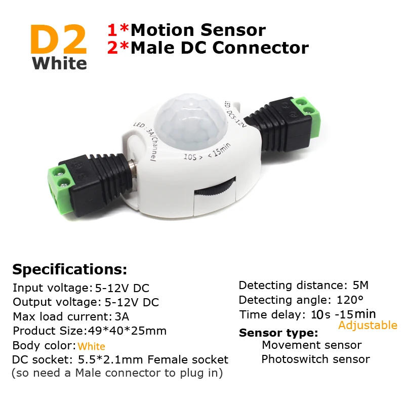 PIR Motion Sensor Switch 12V D – Motion Sensor Pir Wired Bewertung und Preis