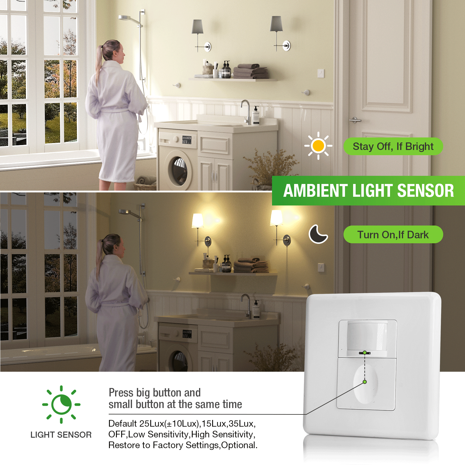 Motion Sensor Switch with Occu – Motion Sensor Pir Wired Bewertung und Preis